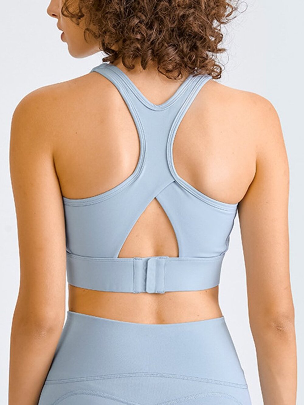 Double Take Square Neck Racerback Cropped Tank NWT Size 4 - Picture 5 of 6